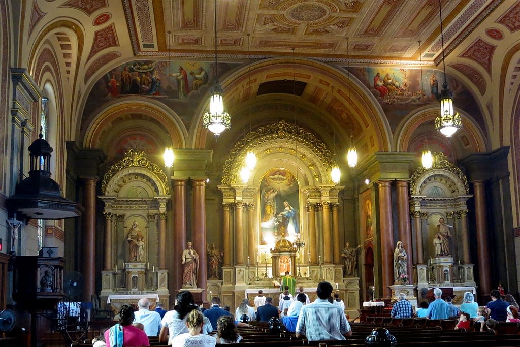 Holy Sacrifice of the Mass Old Saint Mary's Church ,Cincinnati ,Ohio.