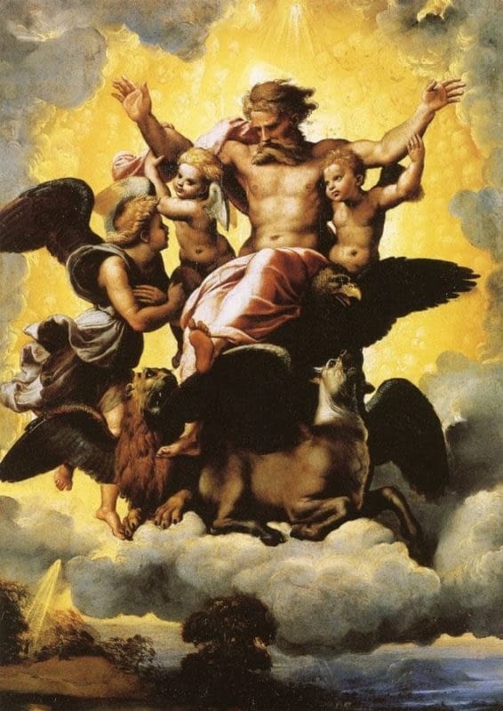 God The Father In Glory by Raphael